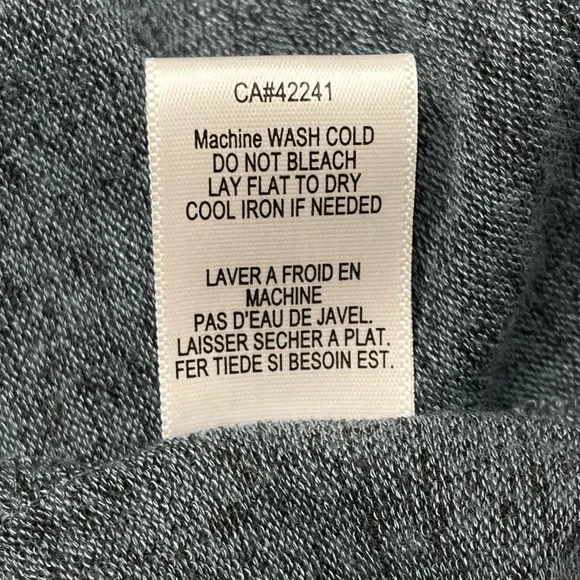 Young Fabulous & Broke Blue Marled Twist Front Soft Knit Top Size Large NWT - Picture 7 of 10